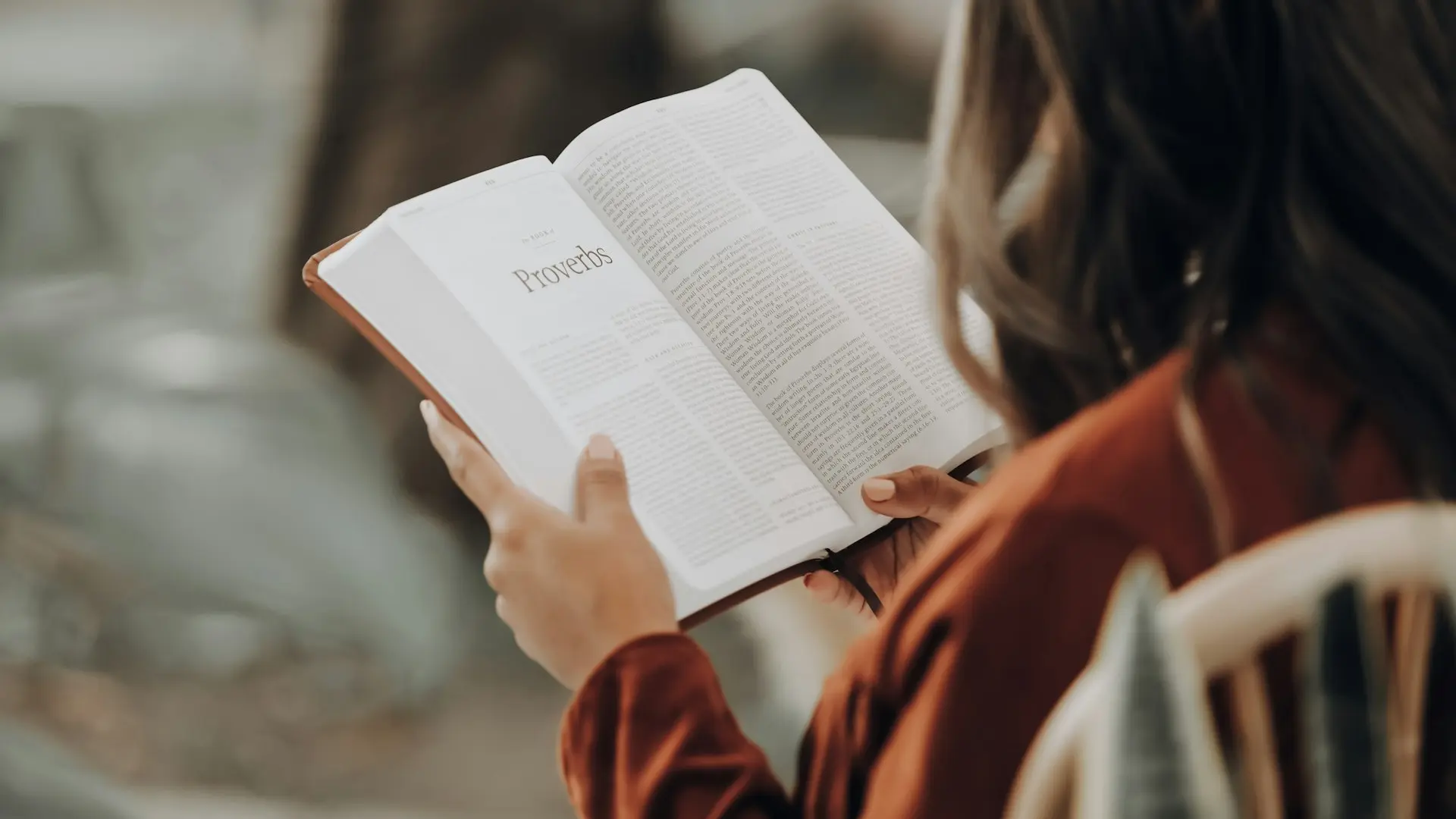 girl reading book
